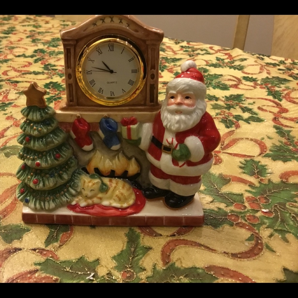 Fitz and Floyd, New Santa Clock